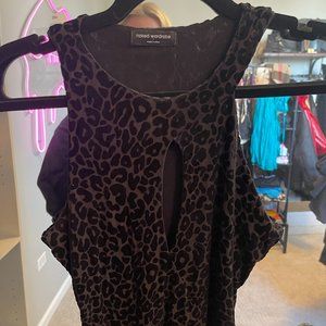 Naked Wardrobe Leopard Dress